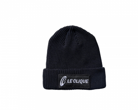 SHAKER KNIT BEANIE (BLACK)