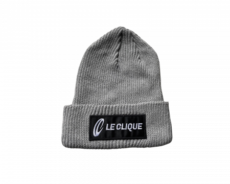 SHAKER KNIT BEANIE (GREY)